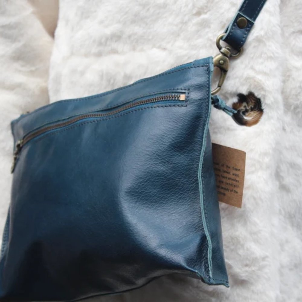 Odi lynch blue crossbody nwt